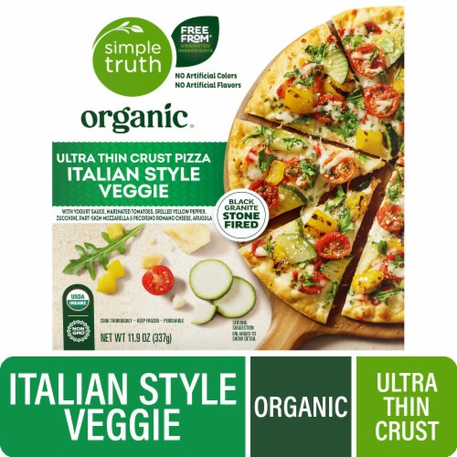 Simple Truth Organic® Italian Style Veggie Ultra Thin Crust Frozen Pizza Simple Truth Organic® Italian Style Veggie Ultra Thin Crust Frozen Pizza