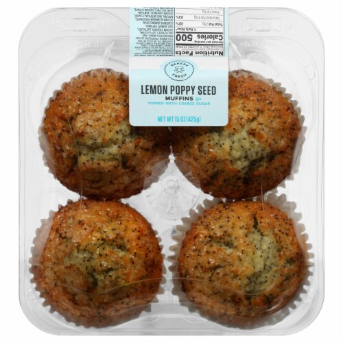 Bakery Fresh Lemon Poppyseed Muffins Bakery Fresh Lemon Poppyseed Muffins