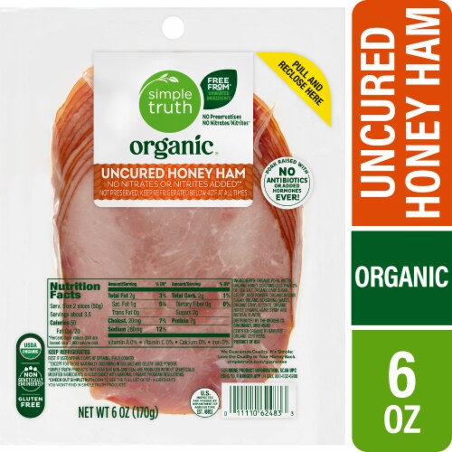 Simple Truth Organic® Honey Ham Uncured Sliced Simple Truth Organic® Honey Ham Uncured Sliced