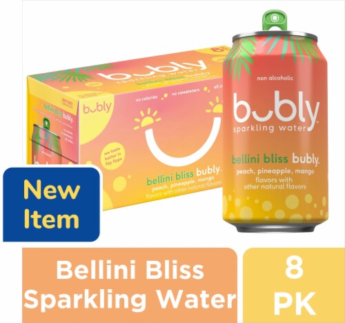 Bubly ™ Bellini Bliss Flavored Sparkling Water Cans Bubly ™ Bellini Bliss Flavored Sparkling Water Cans
