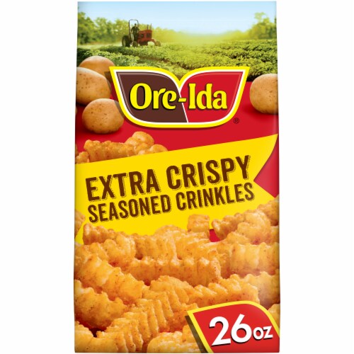 Ore-Ida Seasoned Extra Crispy Crinkles Crinkle-Cut Frozen French Fries Ore-Ida Seasoned Extra Crispy Crinkles Crinkle-Cut Frozen French Fries