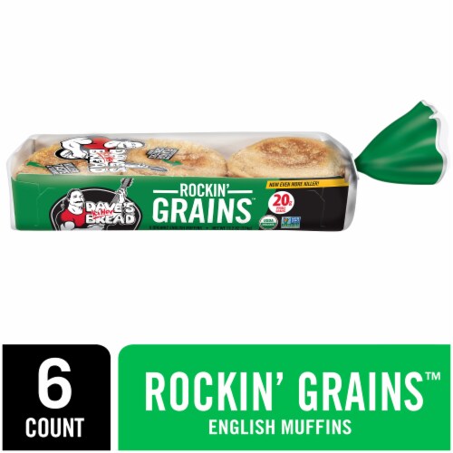 Dave’s Killer Bread Rockin’ Grains English Muffins Organic Whole Grain English Muffins Dave’s Killer Bread Rockin’ Grains English Muffins Organic Whole Grain English Muffins