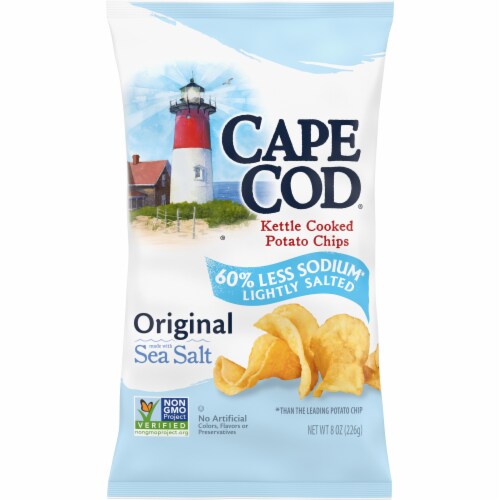 Cape Cod Potato Chips Lightly Salted Original Kettle Chips Cape Cod Potato Chips Lightly Salted Original Kettle Chips