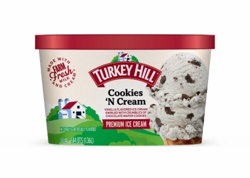 Turkey Hill® Cookies ‘N Cream Ice Cream Tub Turkey Hill® Cookies ‘N Cream Ice Cream Tub