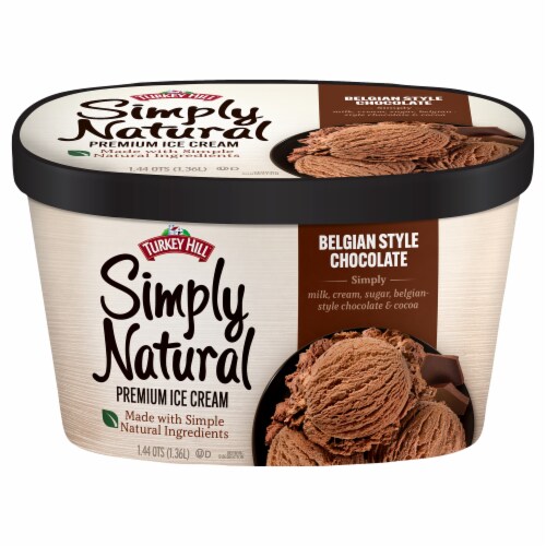 Turkey Hill® Simply Natural Belgian Style Chocolate Premium Ice Cream Tub Turkey Hill® Simply Natural Belgian Style Chocolate Premium Ice Cream Tub