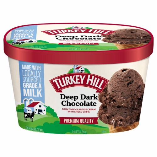 Turkey Hill® Premium Quality Deep Dark Chocolate Ice Cream Turkey Hill® Premium Quality Deep Dark Chocolate Ice Cream