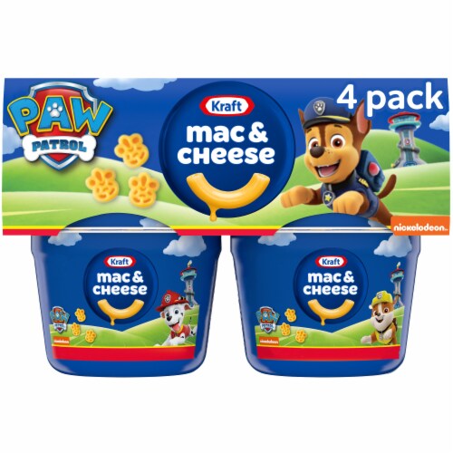 Kraft Mac N Cheese Macaroni and Cheese Cups with Paw Patrol Pasta Shapes Kraft Mac N Cheese Macaroni and Cheese Cups with Paw Patrol Pasta Shapes
