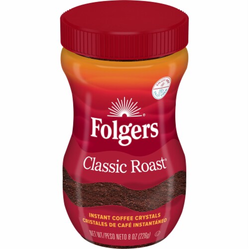 Folgers Classic Roast Instant Coffee, 8 Oz. Jar Folgers Classic Roast Instant Coffee, 8 Oz. Jar