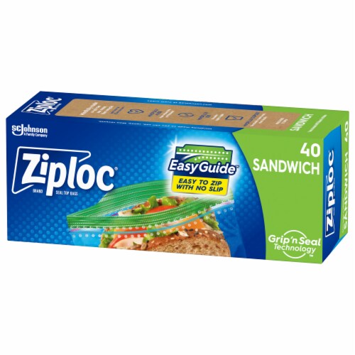 Ziploc® Sandwich Bags with EasyGuide™ Ziploc® Sandwich Bags with EasyGuide™