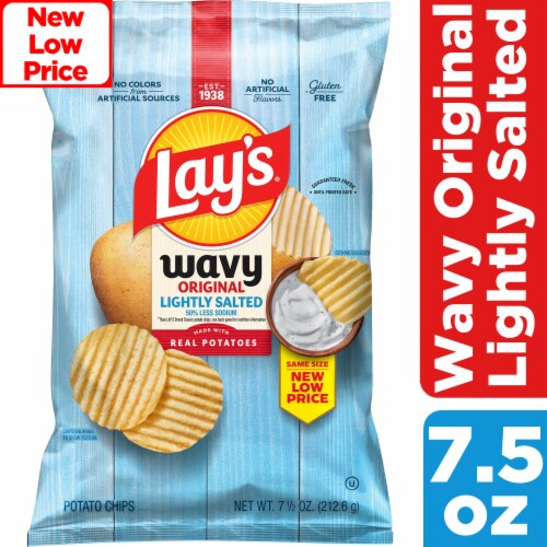 Lay’s® Lightly Salted Wavy Potato Chips Lay’s® Lightly Salted Wavy Potato Chips