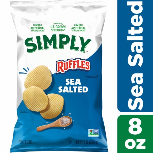 Ruffles® Simply Sea Salted Potato Chips Ruffles® Simply Sea Salted Potato Chips