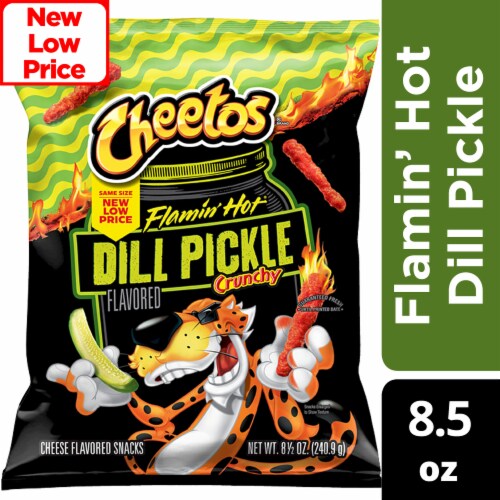 Cheetos® Flamin’ Hot Dill Pickle Chips Cheetos® Flamin’ Hot Dill Pickle Chips