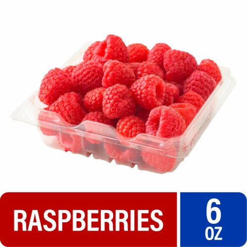 Fresh Red Raspberries – 6 OZ Clamshell Fresh Red Raspberries – 6 OZ Clamshell