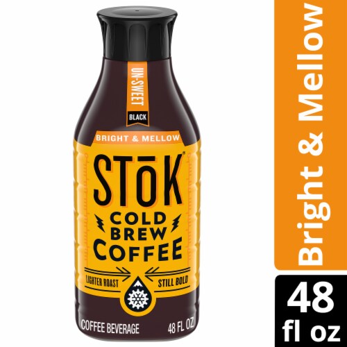 SToK Bright & Mellow Black Unsweetened Cold Brew Coffee Bottle SToK Bright & Mellow Black Unsweetened Cold Brew Coffee Bottle
