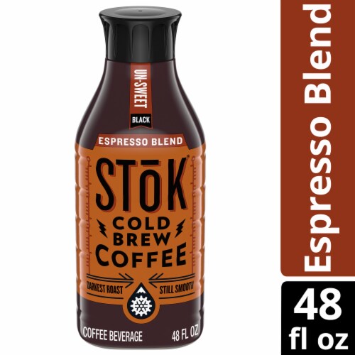 SToK Espresso Blend Black Unsweetened Cold Brew Coffee Bottle SToK Espresso Blend Black Unsweetened Cold Brew Coffee Bottle
