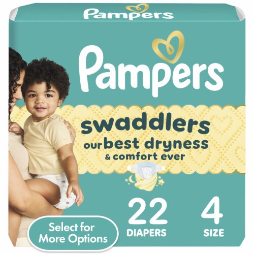 Pampers Swaddlers Baby Diapers Size 4 (22-37 lbs) Pampers Swaddlers Baby Diapers Size 4 (22-37 lbs)