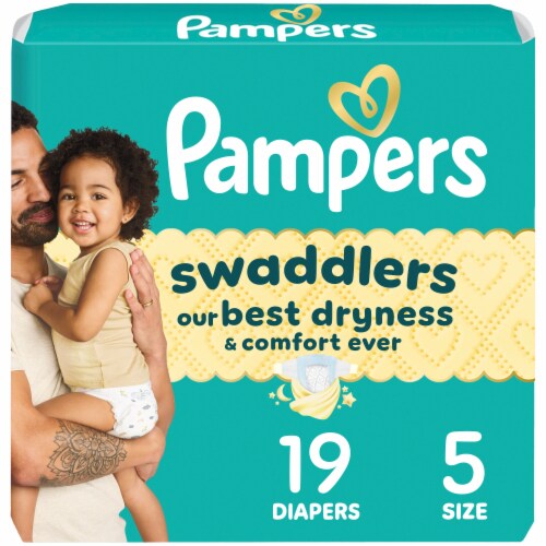 Pampers Swaddlers Baby Diapers Size 5 (27+ lbs) Pampers Swaddlers Baby Diapers Size 5 (27+ lbs)