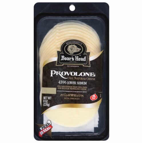 Boar’s Head 43% Lower Sodium Provolone Cheese Boar’s Head 43% Lower Sodium Provolone Cheese