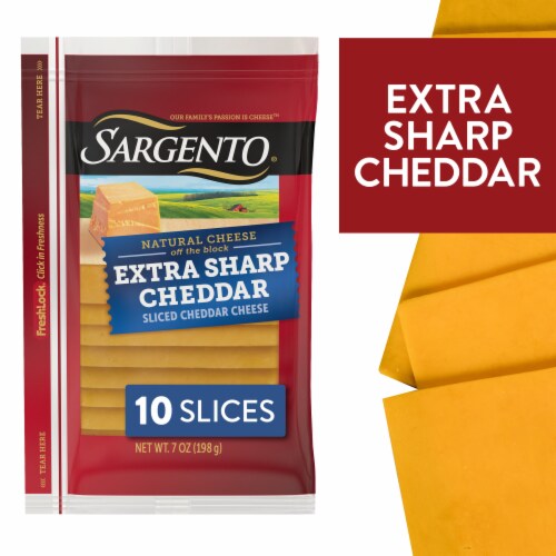 Sargento® Extra Sharp Cheddar Sliced Cheese Sargento® Extra Sharp Cheddar Sliced Cheese