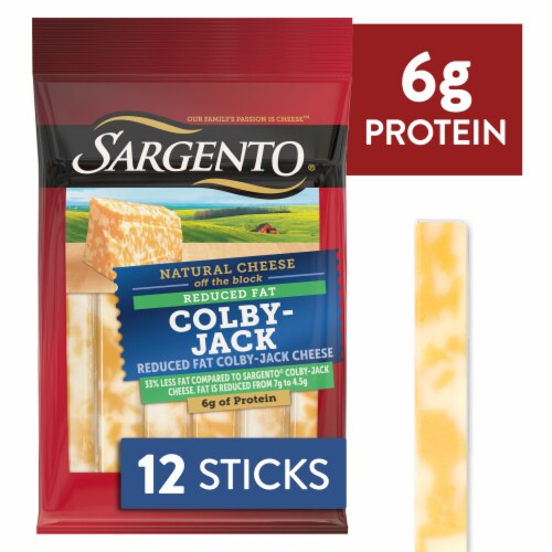 Sargento® Reduced Fat Colby-Jack Natural Cheese Sticks Sargento® Reduced Fat Colby-Jack Natural Cheese Sticks