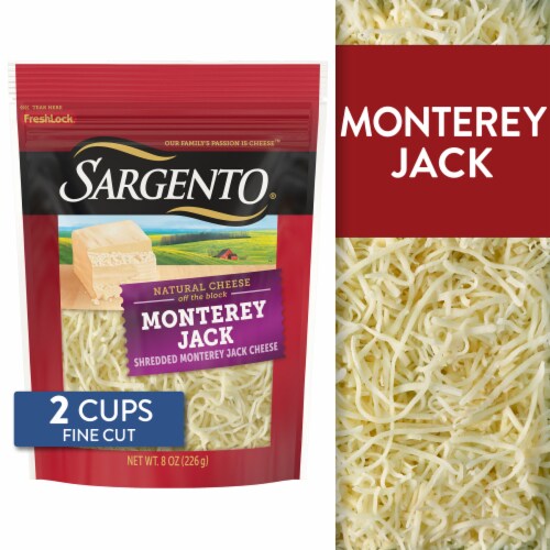 Sargento® Fine Cut Monterey Jack Shredded Cheese Sargento® Fine Cut Monterey Jack Shredded Cheese