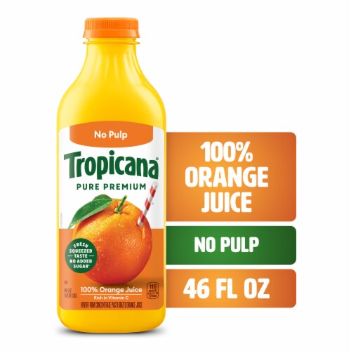 Tropicana Pure Premium Original No Pulp No Sugar Added 100% Orange Juice Tropicana Pure Premium Original No Pulp No Sugar Added 100% Orange Juice