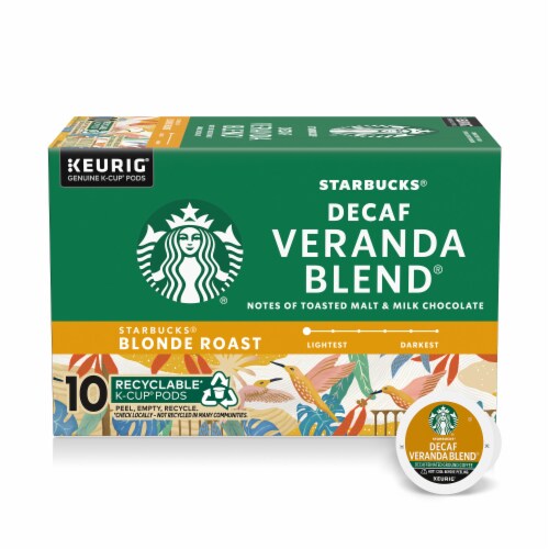 Starbucks® Decaf Veranda Blend Light Roast K-Cup Coffee Pods Starbucks® Decaf Veranda Blend Light Roast K-Cup Coffee Pods