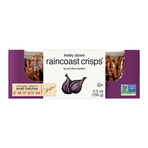 Lesley Stowe’s Raincoast Crisps® Fig & Olive Crackers Lesley Stowe’s Raincoast Crisps® Fig & Olive Crackers