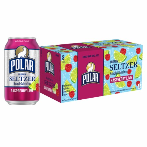 Polar Raspberry Lime Flavored Seltzer Water Cans Polar Raspberry Lime Flavored Seltzer Water Cans