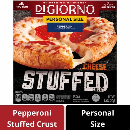 DIGIORNO Frozen Pizza – Pepperoni Pizza on a Stuffed Pizza Crust – Personal Pizza DIGIORNO Frozen Pizza – Pepperoni Pizza on a Stuffed Pizza Crust – Personal Pizza