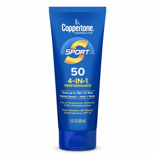 Coppertone Sport Sunscreen Lotion, Broad Spectrum SPF 50 Sunscreen Coppertone Sport Sunscreen Lotion, Broad Spectrum SPF 50 Sunscreen
