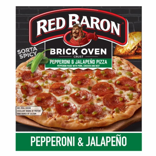 Red Baron Pepperoni & Jalapeño Brick Oven Crust Frozen Pizza Red Baron Pepperoni & Jalapeño Brick Oven Crust Frozen Pizza