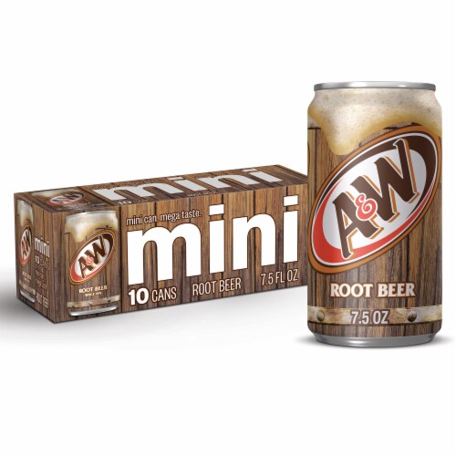 A&W® Root Beer Soda Mini Cans A&W® Root Beer Soda Mini Cans