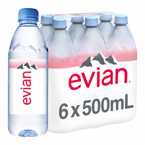 Evian Natural Spring Water Bottles Evian Natural Spring Water Bottles