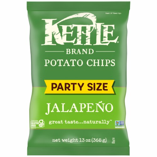Kettle Brand Potato Chips Jalapeno Kettle Chips Party Size Kettle Brand Potato Chips Jalapeno Kettle Chips Party Size