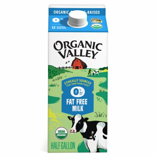 Organic Valley® Fat Free Milk Half Gallon Organic Valley® Fat Free Milk Half Gallon