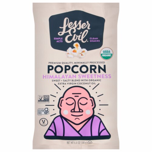 LesserEvil® Organic Himalayan Sweetness Popcorn LesserEvil® Organic Himalayan Sweetness Popcorn