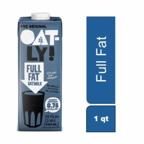 Oatly Full Fat Dairy-Free Shelf-Stable Original Oat Milk Oatly Full Fat Dairy-Free Shelf-Stable Original Oat Milk