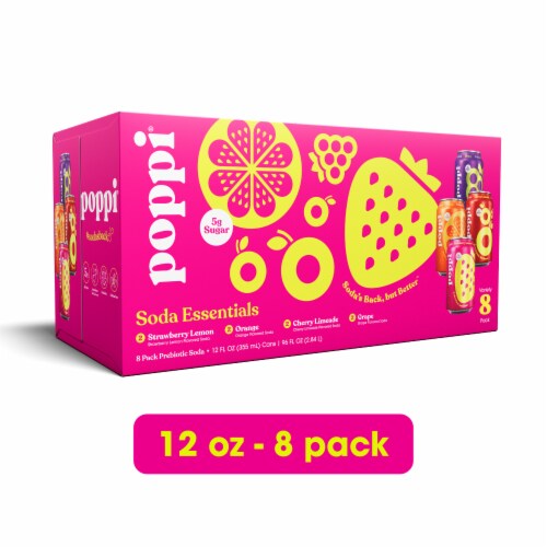 Poppi Soda Essentials 8-Pack Poppi Soda Essentials 8-Pack