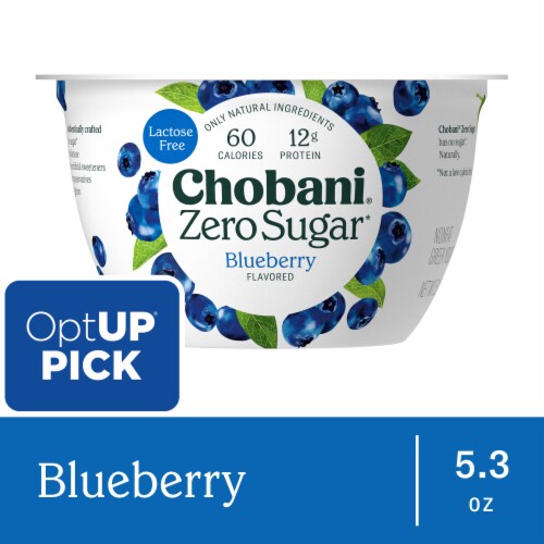 Chobani® Zero Sugar Blueberry Yogurt Cup Chobani® Zero Sugar Blueberry Yogurt Cup
