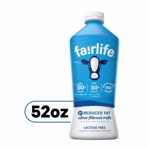 fairlife Ultra-Filtered Milk, Lactose Free, High Protein, 2% Reduced Fat Milk fairlife Ultra-Filtered Milk, Lactose Free, High Protein, 2% Reduced Fat Milk
