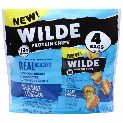 Wilde Sea Salt & Vinegar Protein Chips® Multi-Pack Wilde Sea Salt & Vinegar Protein Chips® Multi-Pack