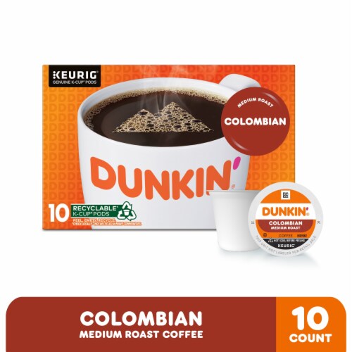 Dunkin’ Colombian Medium Roast Coffee, K-Cup Pods Dunkin’ Colombian Medium Roast Coffee, K-Cup Pods
