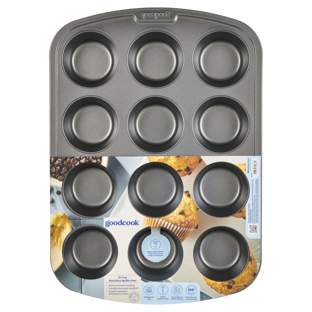 Good Cook Everyday Nonstick Steel Muffin Pan
